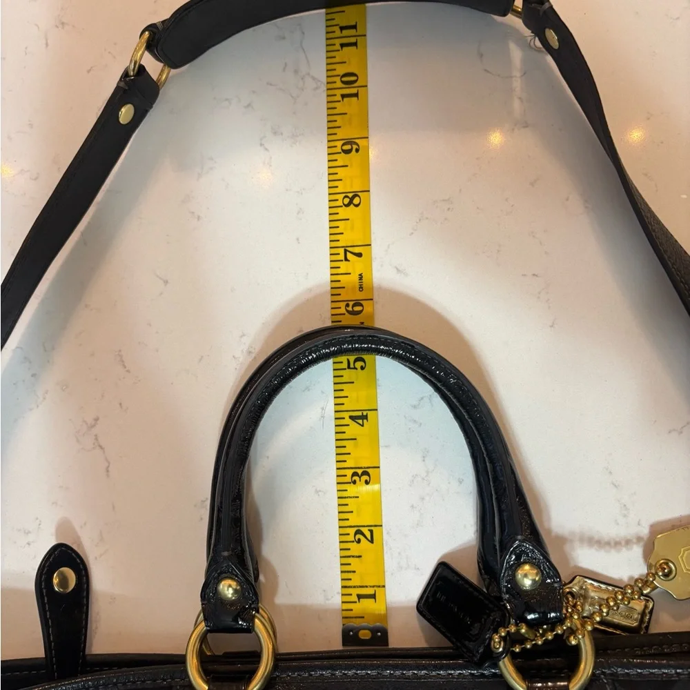 Coach Madison Op Art Sabrina Satchel Bag w/3 hang tags - Picture 8 of 11